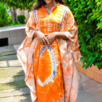 Dress 53 - Adire Kaftan Maxi