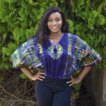 Short Sleeve African Ankara Crop Top 24