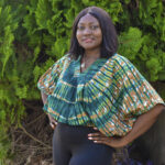 Short Sleeve African Ankara Crop Top 23